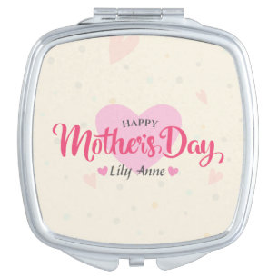 Personalized Custom Mother's Day   Compact Mirror