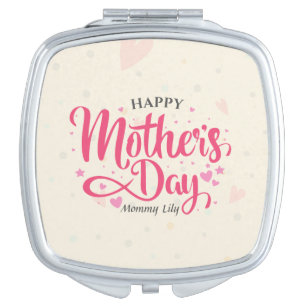 Personalized Custom Mother's Day   Compact Mirror