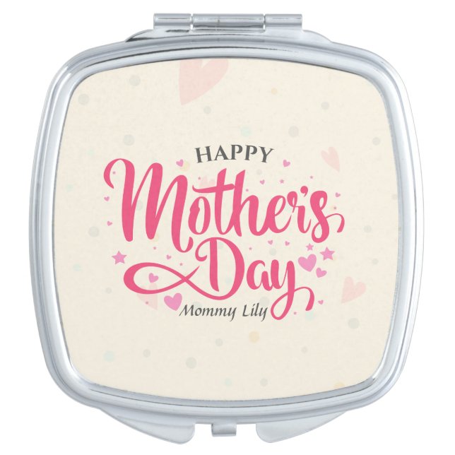 Personalized Custom Mother's Day | Compact Mirror (Front)