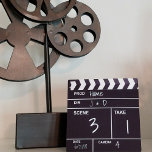 Personalized Custom Movie Clapboard Home Theater Plaque at Zazzle