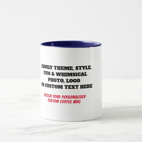 Personalized Custom Mugs Design Your Fun Family Mug