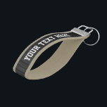 Personalized Custom Name Add your text Wrist Keychain<br><div class="desc">Personalized Custom Name Add your text Wrist Keychain</div>