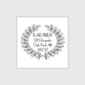 Personalized Custom Name and Address Embosser (Design View)