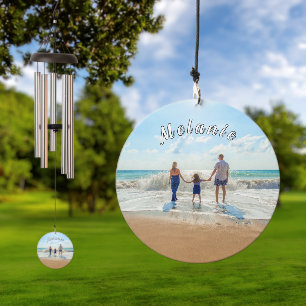 Personalized Custom Name and Your Photo Wind Chime