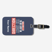 Personalized Custom Name Backpacker Luggage Tag
