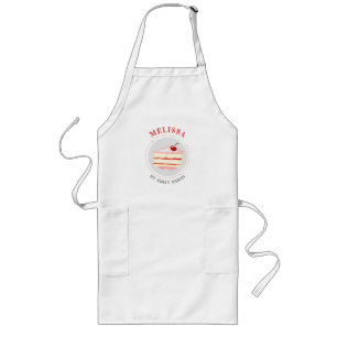 Personalized Custom Name Baker Bakery Chef Cook Long Apron