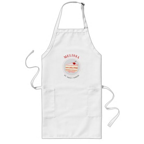 Personalized Custom Name Baker Bakery Chef Cook Long Apron