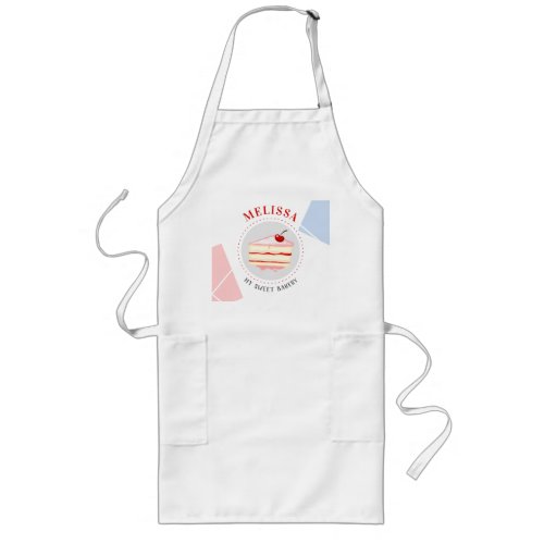 Personalized Custom Name Baker Bakery Chef Cook Long Apron