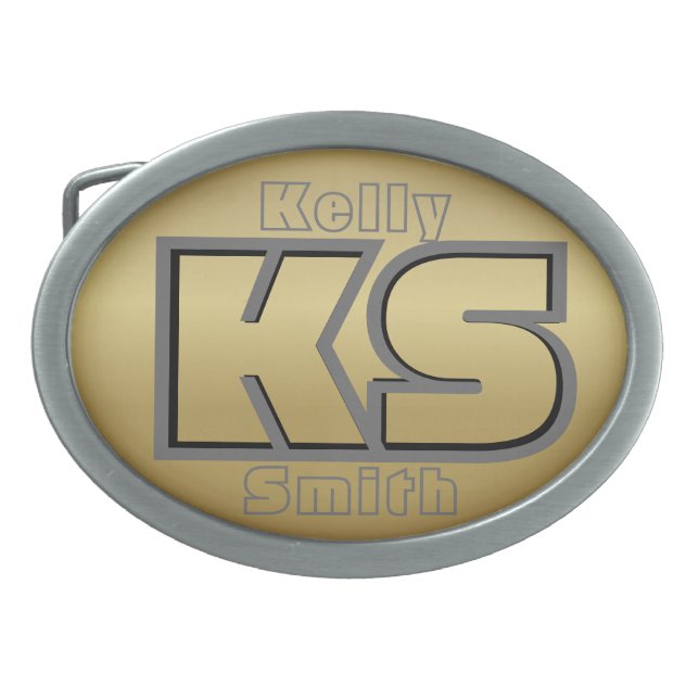 Personalized Custom Name Belt Buckle (Front)