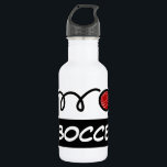 Personalized custom name bocce ball gift stainless steel water bottle<br><div class="desc">Personalized custom name bocce ball sports stainless steel water bottle. White stainless steel or metallic color. Sporty gift idea for him or her. Modern typography design for name, funny quote, slogan or monogram. Create your own unique monogrammed drink bottle. Suitable for men, women and children. Cute Christmas or Birthday party...</div>