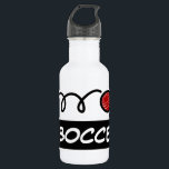Personalized custom name bocce ball gift stainless steel water bottle<br><div class="desc">Personalized custom name bocce ball sports stainless steel water bottle. White stainless steel or metallic color. Sporty gift idea for him or her. Modern typography design for name, funny quote, slogan or monogram. Create your own unique monogrammed drink bottle. Suitable for men, women and children. Cute Christmas or Birthday party...</div>