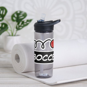 Personalized custom name bocce ball water bottle