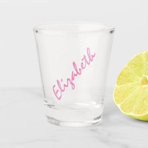 Personalized Custom Name Bride bachelor Party Shot Glass