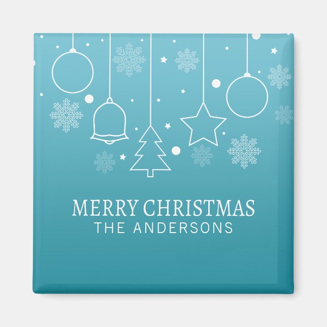 Personalized Custom Name Christmas | Magnet (Front)