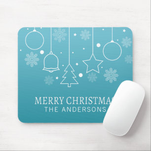Personalized Custom Name Christmas Mousepad