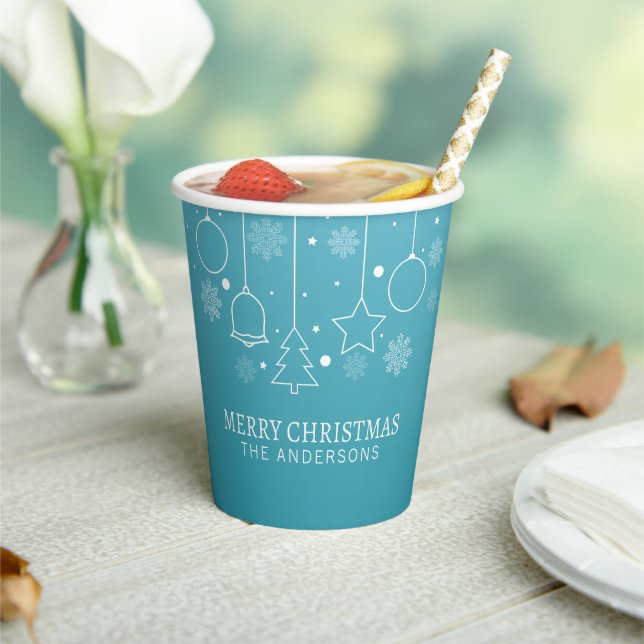 Personalized Custom Name Christmas | Paper Cup (Insitu)