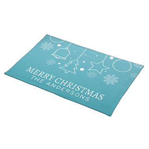 Personalized Custom Name Christmas   Placemat