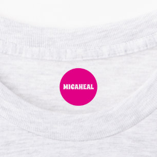 Personalized Custom Name Clothing Labels