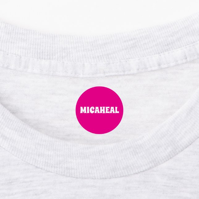 Personalized Custom Name Clothing Labels (Affixed)
