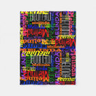 Personalized Custom Name Collage Black/Colorful