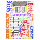 Personalized Custom Name Collage Colorful