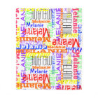 Personalized Custom Name Collage Colorful