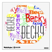 Personalized Custom Name Collage Colorful