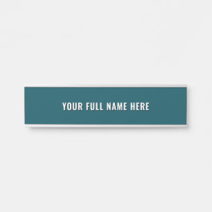 Personalized Custom Name Door Sign Choose Color