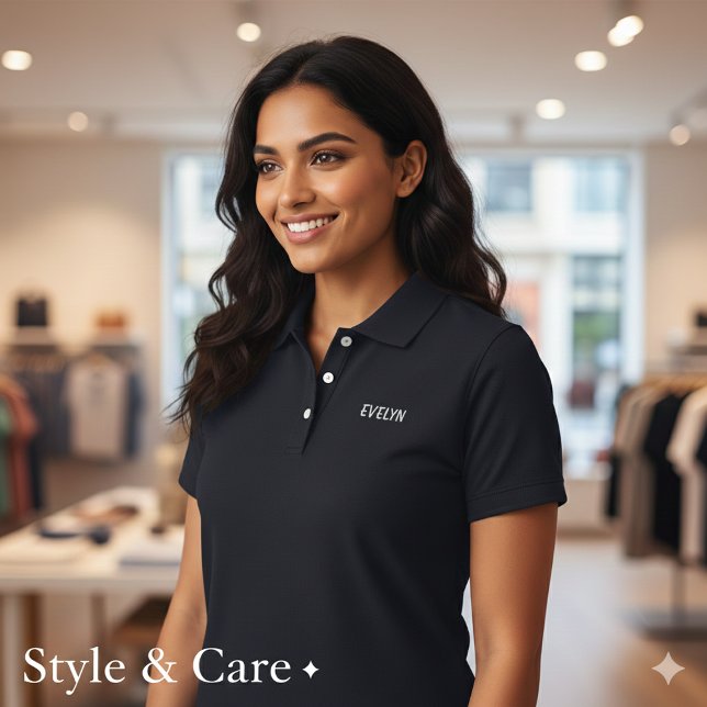 Personalized Custom Name Embroidered Polo Shirt (Personalized Custom Name Embroidered Polo Shirt)