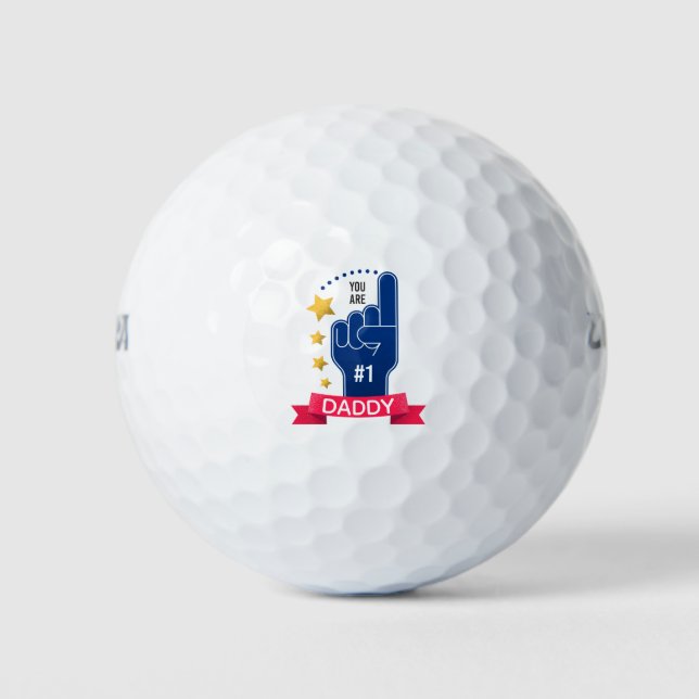Personalized Custom Name Father's Day | Golf Balls (Front)