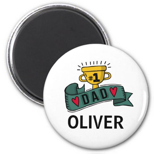 Personalized Custom Name Fathers Day  Magnet