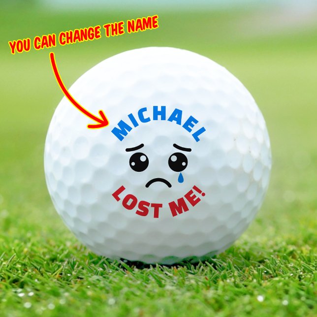 Personalized Custom Name Funny Lost Golf Balls (Creator Uploaded)