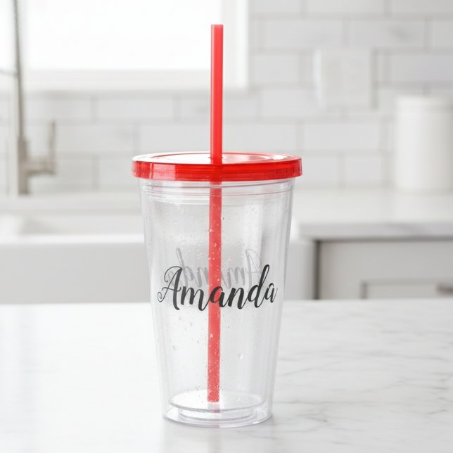 Personalized Custom Name Make your Own Acrylic Tumbler (Creator Uploaded)