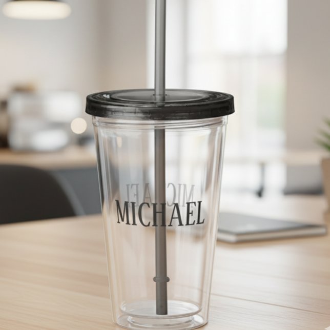 Personalized Custom Name Make your Own Acrylic Tumbler (Creator Uploaded)