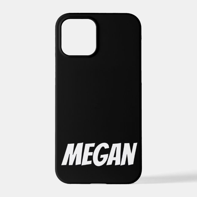 Personalized Custom Name Minimal iPhone Cases  (Back)