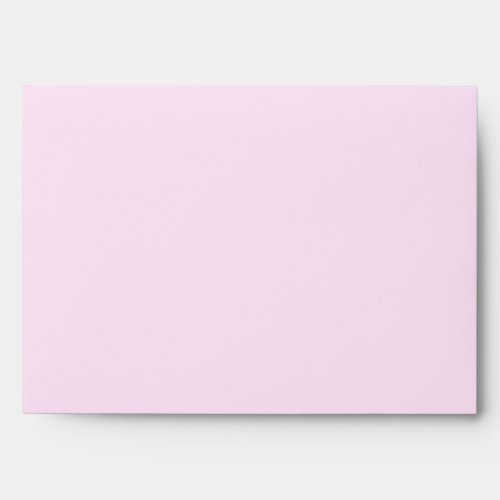 Personalized Custom Name Minimal Wedding Pink  Envelope