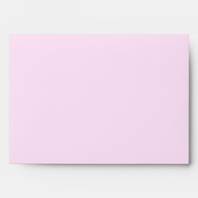 Personalized Custom Name Minimal Wedding Pink 🩷 Envelope (Front)