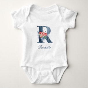Personalized Custom Name Monogram Bodysuit