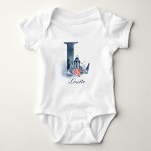 Personalized Custom Name Monogram Bodysuit