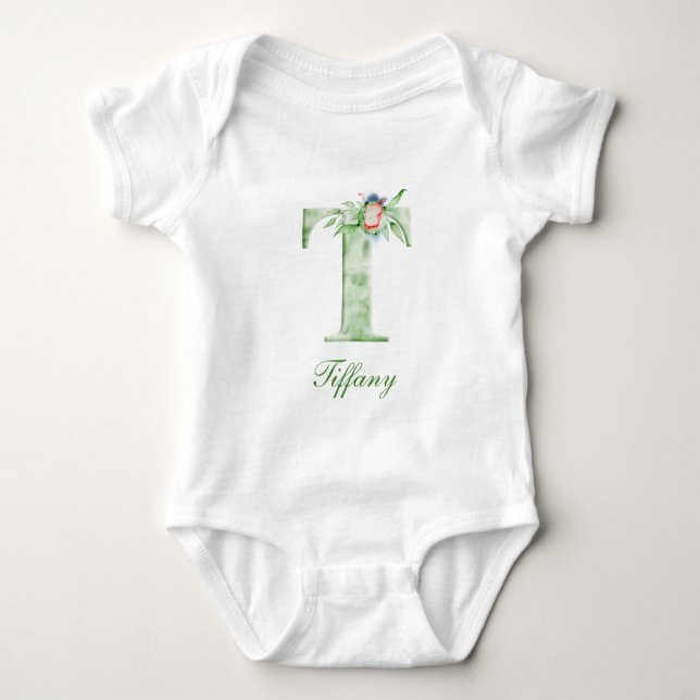 Personalized Custom Name Monogram | Bodysuit (Front)