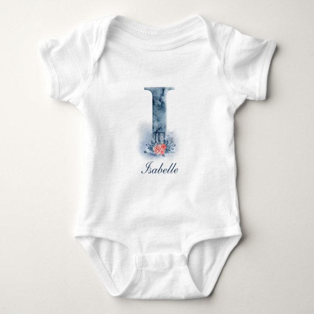 Personalized Custom Name Monogram | Bodysuit (Front)