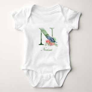 Personalized Custom Name Monogram   Bodysuit