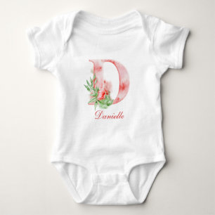 Personalized Custom Name Monogram   Bodysuit