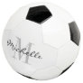 Personalized custom name monogram soccer ball gift