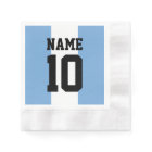 Personalized custom name & number Argentina Flag