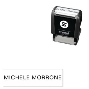 Personalized Custom Name Office Use Self-inking Stamp