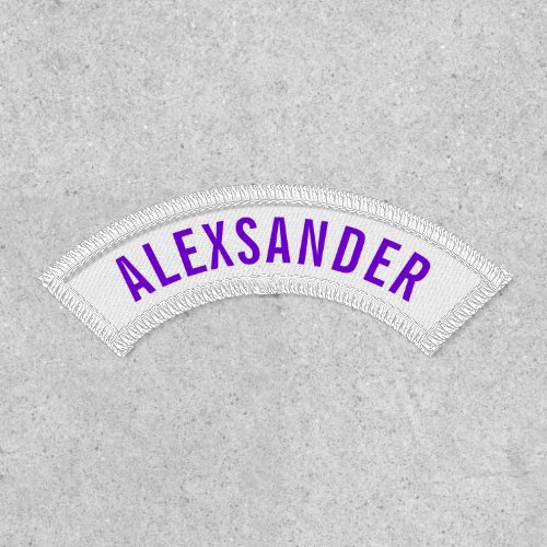 Personalized Custom Name Patch _ Choose Colors