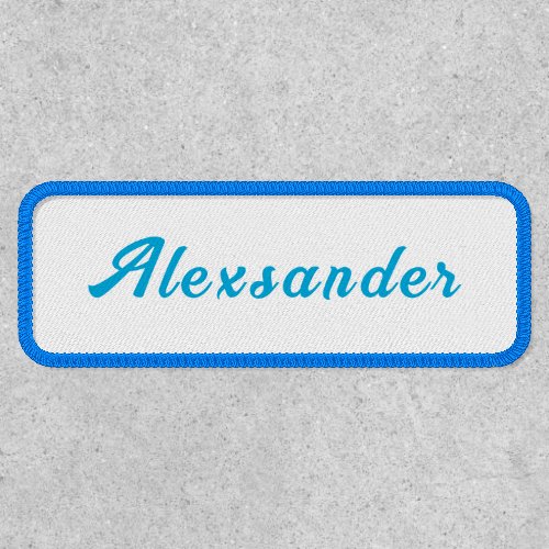 Personalized Custom Name Patch Your Font and Color
