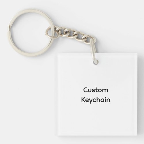 Personalized Custom Name, Photo & Company Logo Keychain