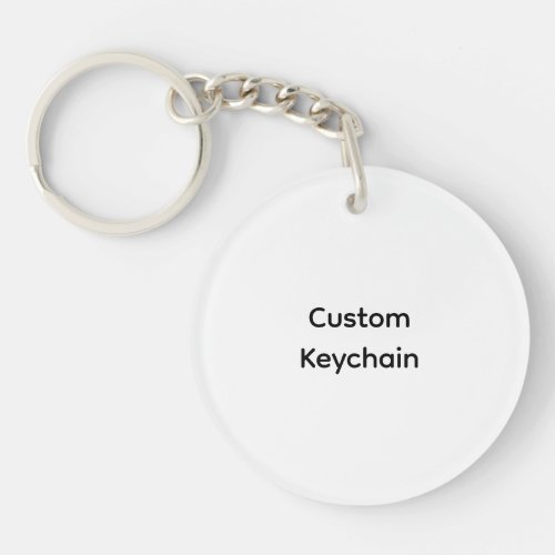 Personalized Custom Name, Photo & Company Logo Keychain